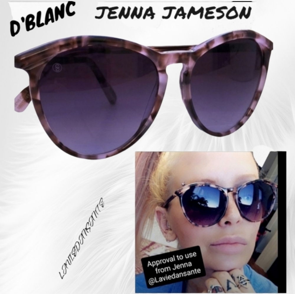 D'Blanc "Stay Tuned" Tortoise Gradient Sunglasses Owned by Jenna Jameson